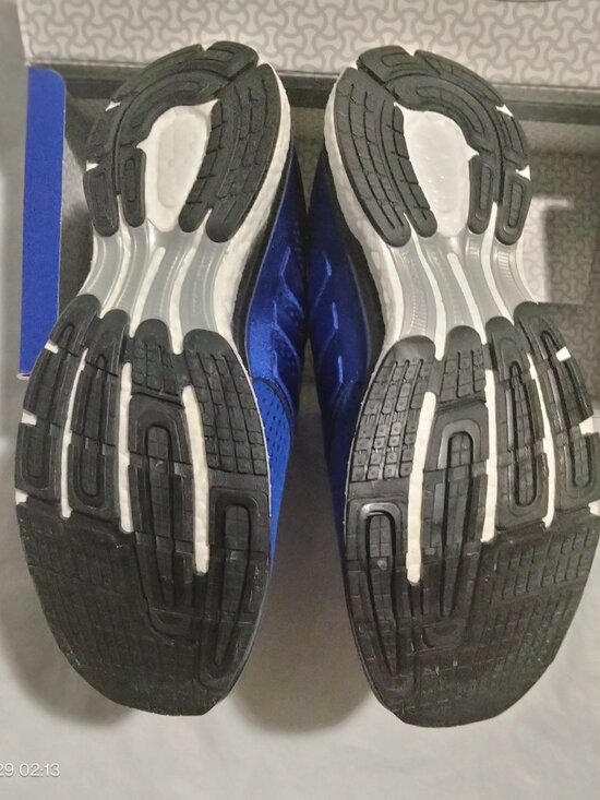 Adidas Supernova Glide Boost 7 Boston Marathon Blue Yellow Runnin Shoes 9 NO BOX main image 5